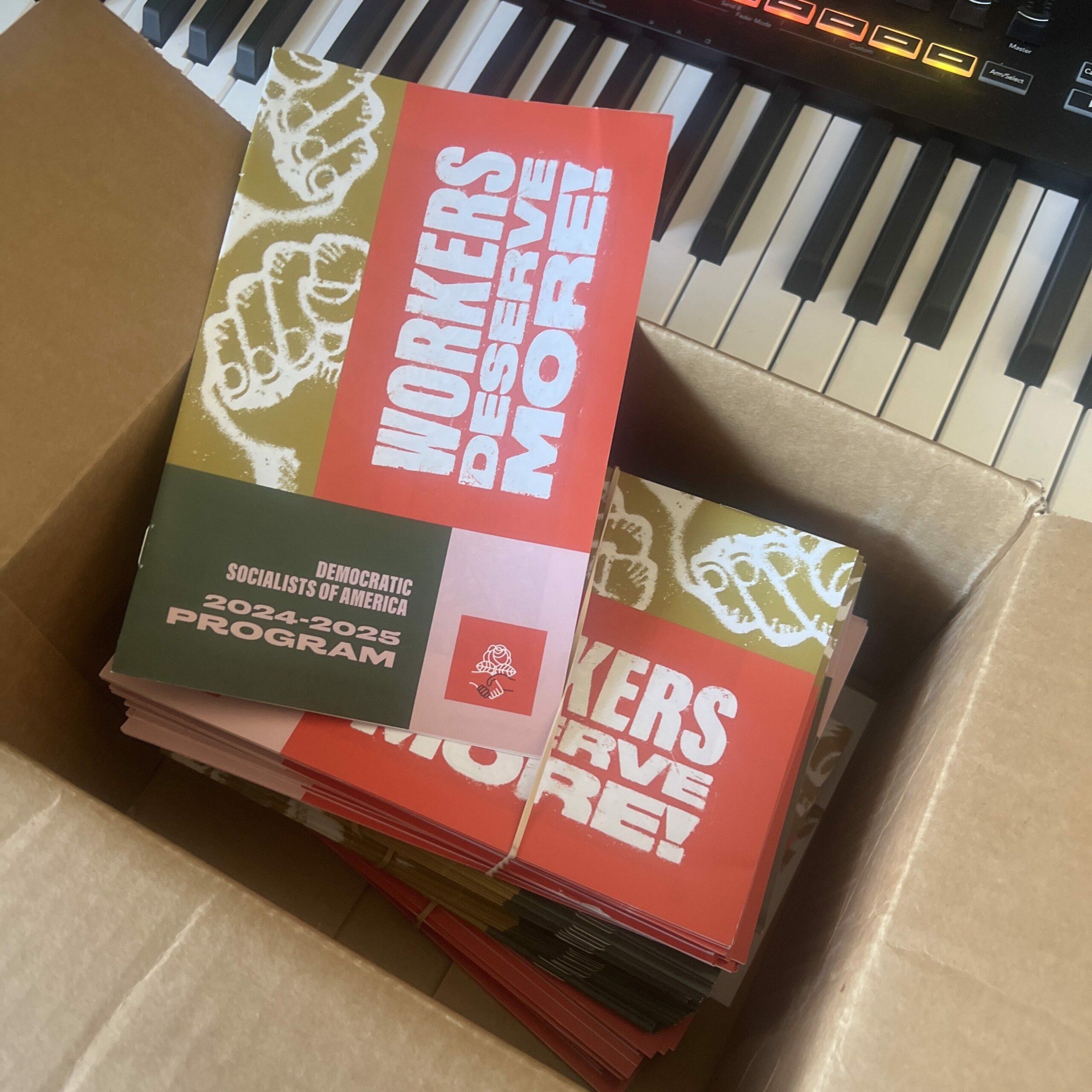 Workers Deserve More flyers