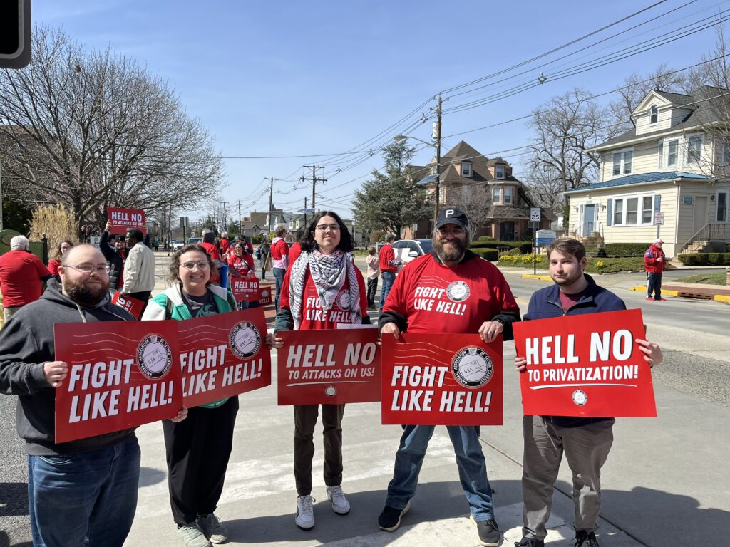 SJ DSA at the 3/23 USPS Strike