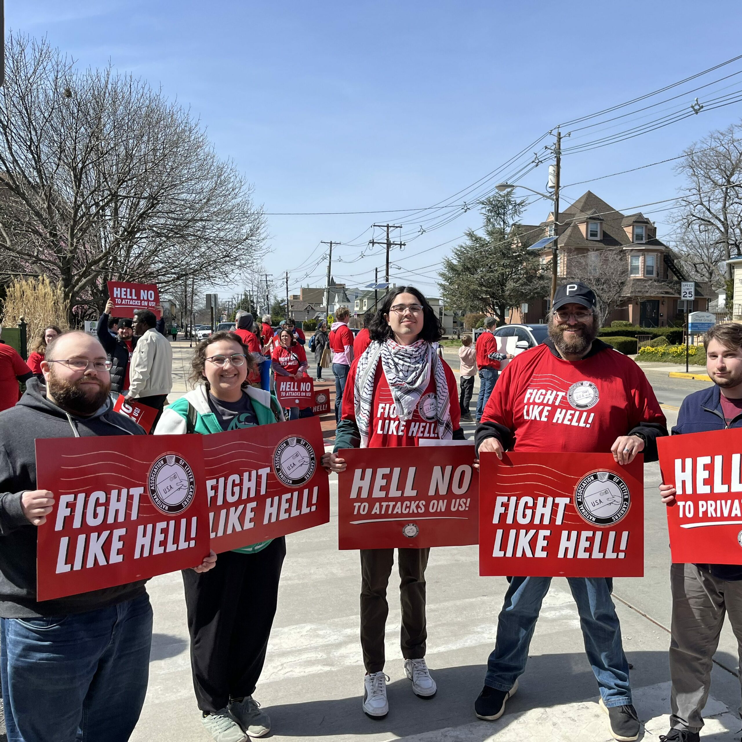 SJ DSA at the 3/23 USPS Strike