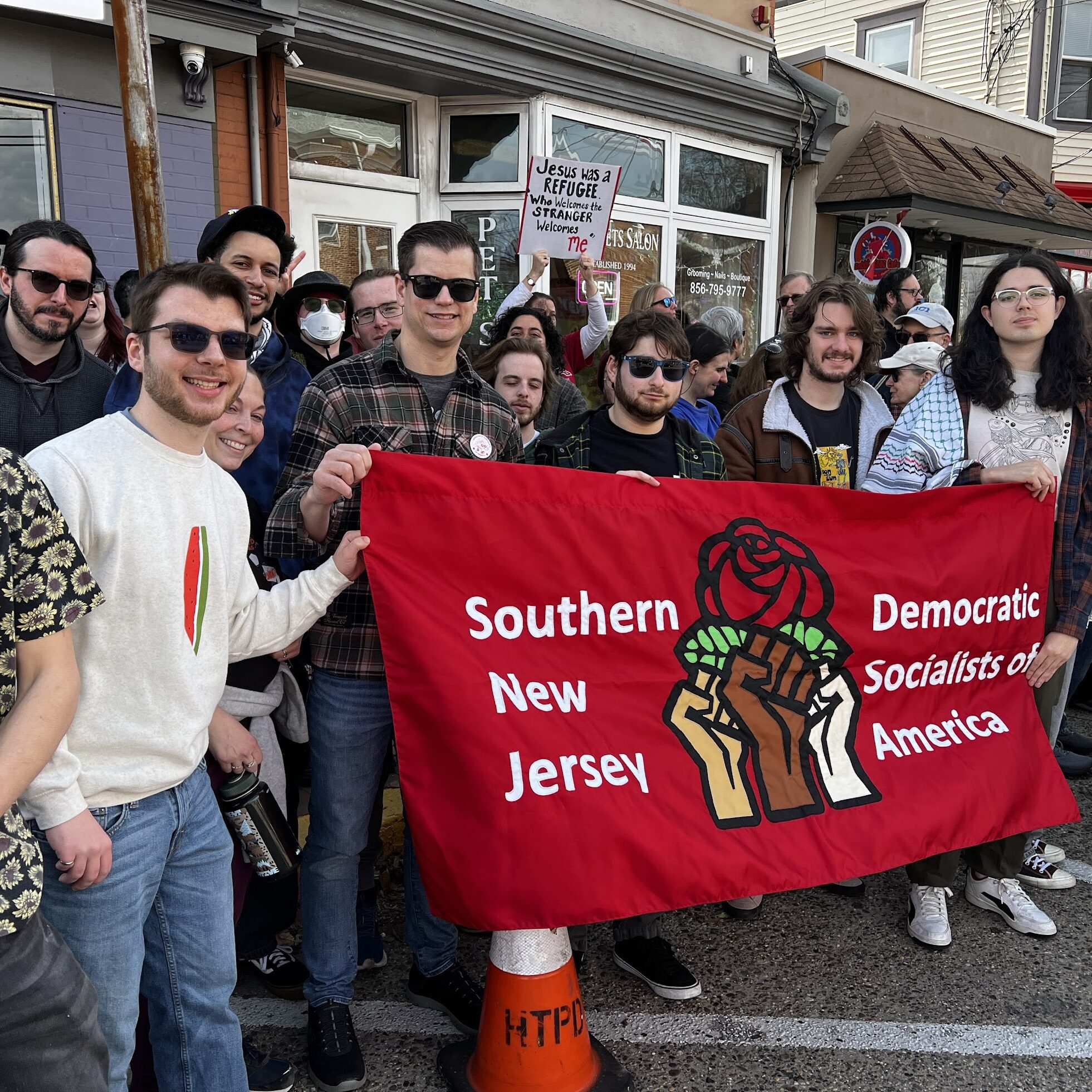 SJ DSA at the Vigil for the Emanet Family 3/1/25